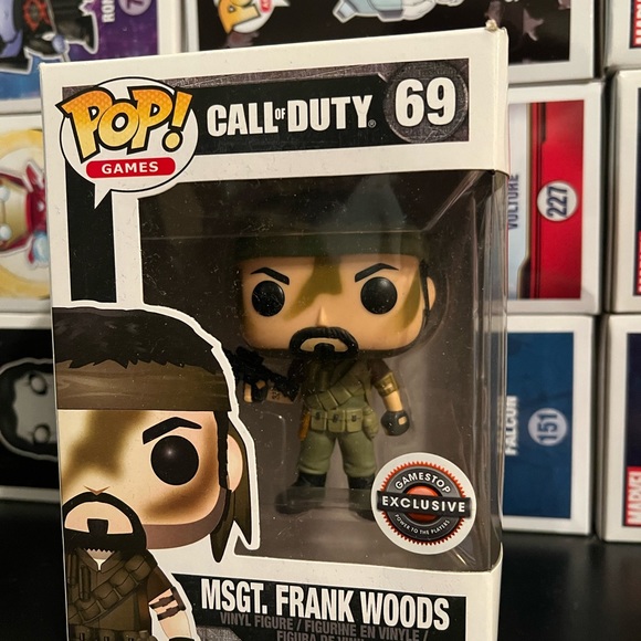 MSGT. Frank Woods Call of Duty Gamestop Exclusive Funko Pop #69